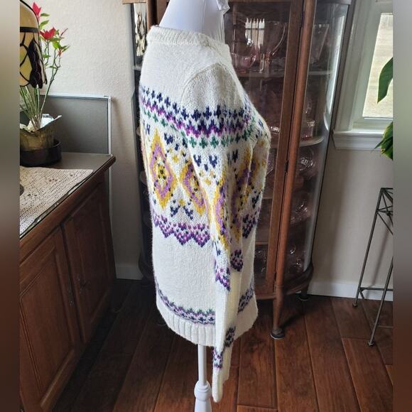 TALBOTS faire Isle sweater new xs super soft multi colored‎ - Picture 3 of 5